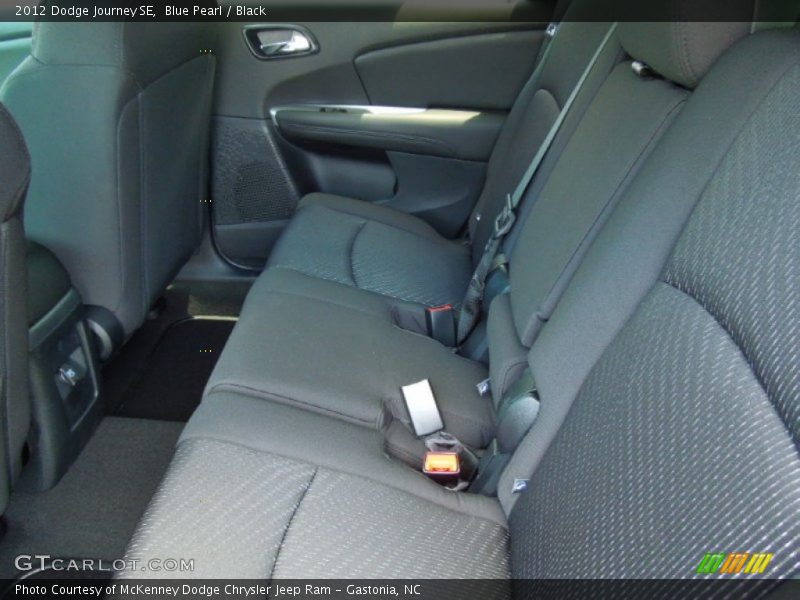 Blue Pearl / Black 2012 Dodge Journey SE