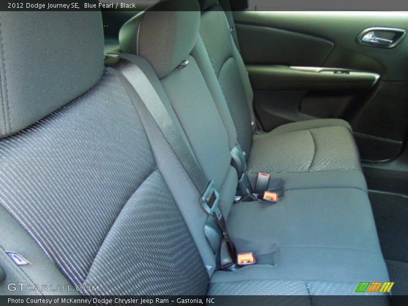 Blue Pearl / Black 2012 Dodge Journey SE