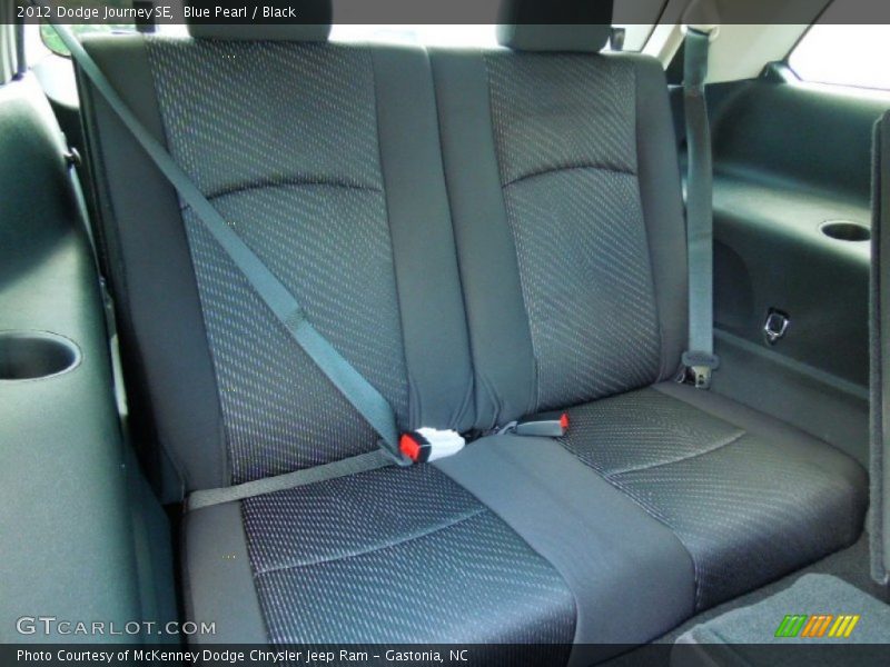 Blue Pearl / Black 2012 Dodge Journey SE