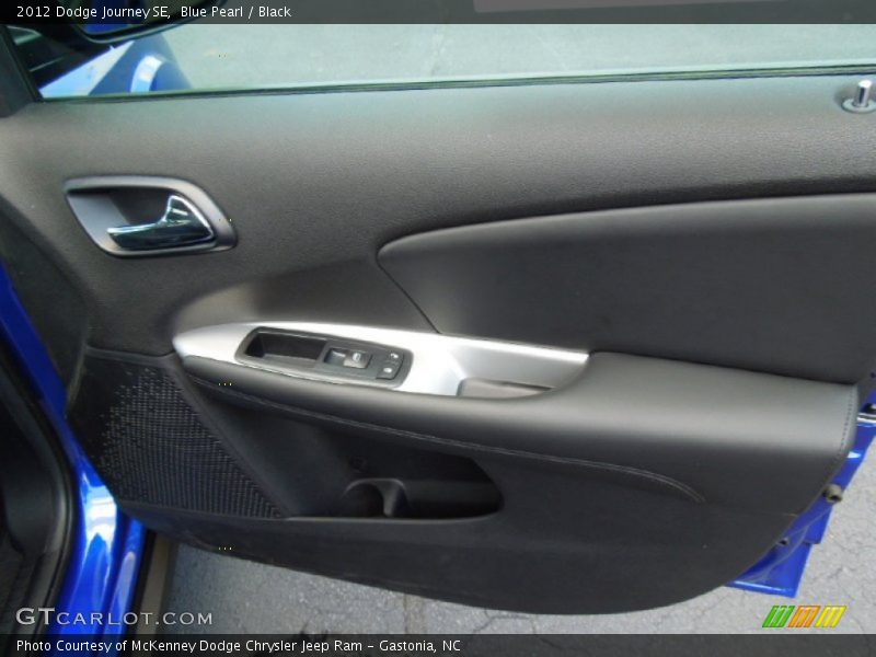 Blue Pearl / Black 2012 Dodge Journey SE