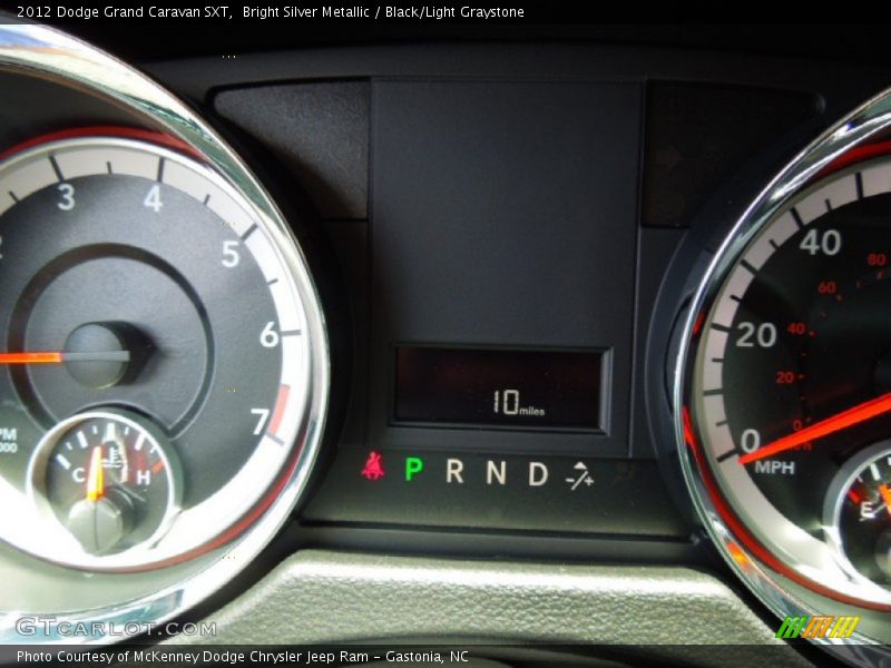Bright Silver Metallic / Black/Light Graystone 2012 Dodge Grand Caravan SXT