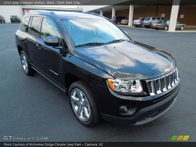 Black / Dark Slate Gray 2012 Jeep Compass Limited