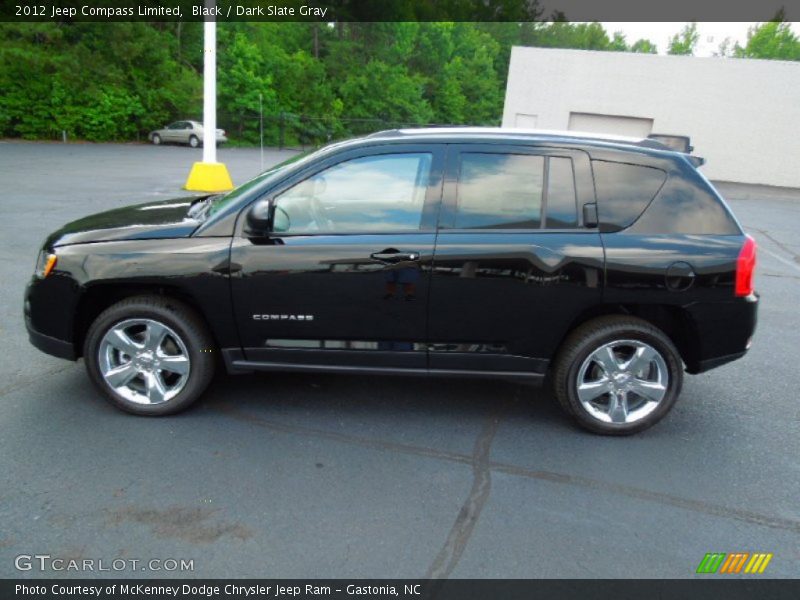 Black / Dark Slate Gray 2012 Jeep Compass Limited