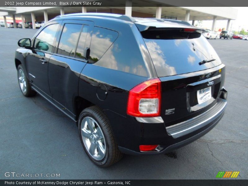 Black / Dark Slate Gray 2012 Jeep Compass Limited