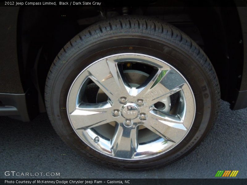 Black / Dark Slate Gray 2012 Jeep Compass Limited