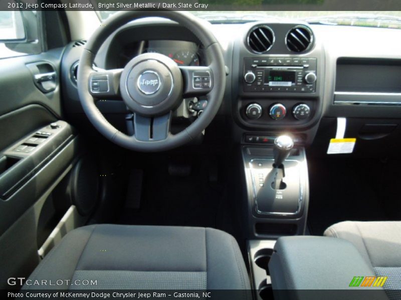 Bright Silver Metallic / Dark Slate Gray 2012 Jeep Compass Latitude