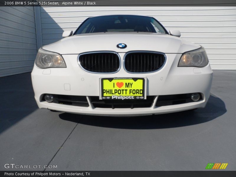 Alpine White / Black 2006 BMW 5 Series 525i Sedan
