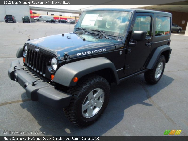 Black / Black 2012 Jeep Wrangler Rubicon 4X4