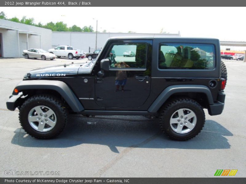 Black / Black 2012 Jeep Wrangler Rubicon 4X4
