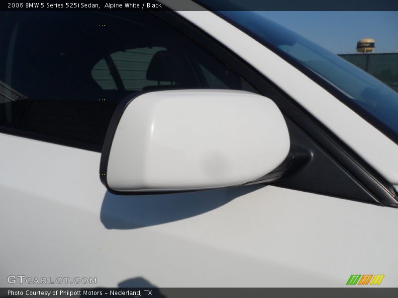 Alpine White / Black 2006 BMW 5 Series 525i Sedan