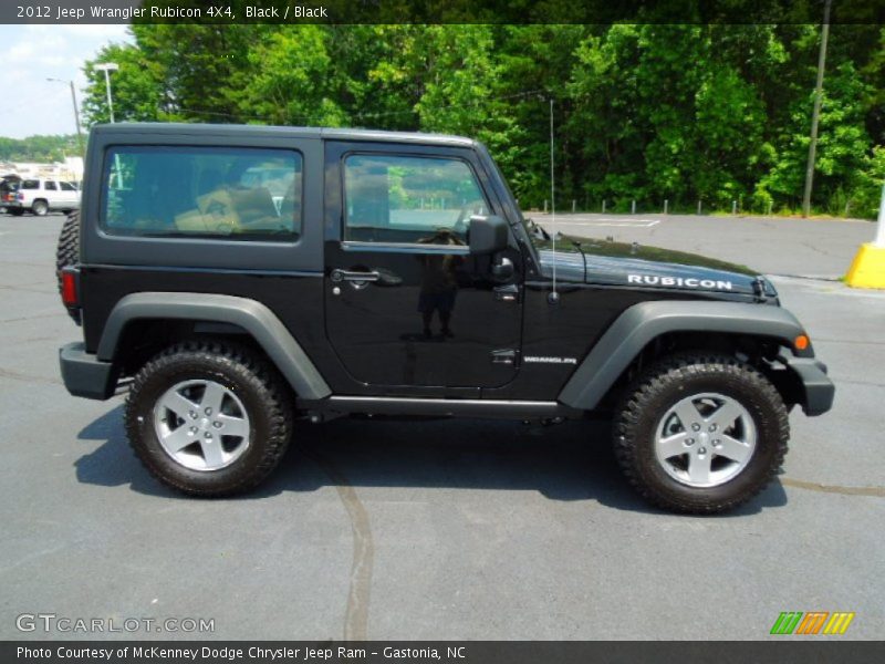 Black / Black 2012 Jeep Wrangler Rubicon 4X4