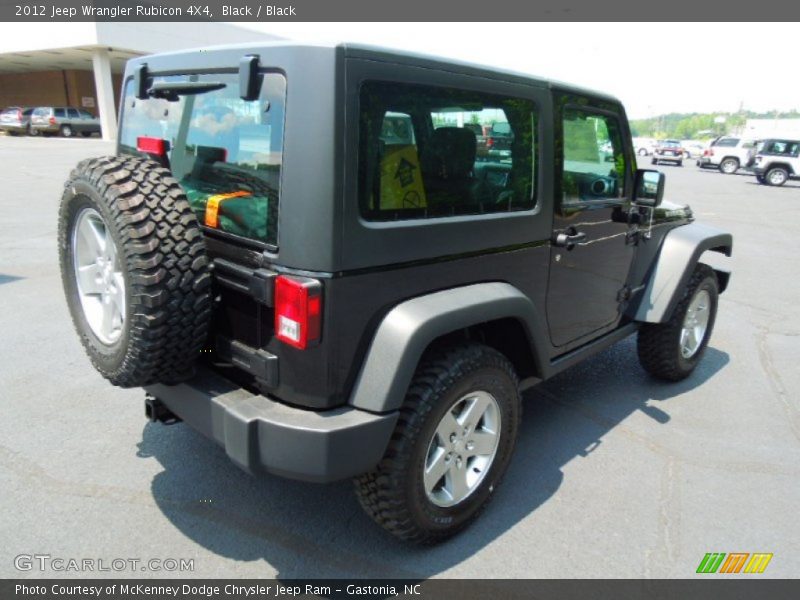 Black / Black 2012 Jeep Wrangler Rubicon 4X4