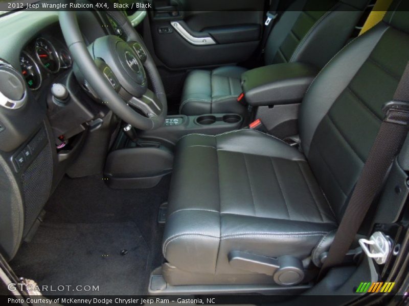 Black / Black 2012 Jeep Wrangler Rubicon 4X4