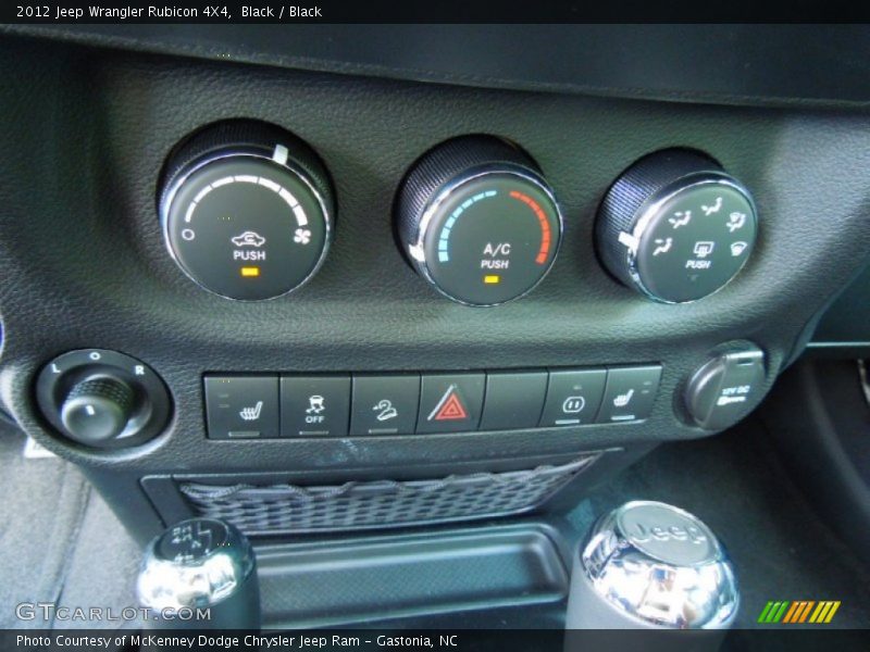 Black / Black 2012 Jeep Wrangler Rubicon 4X4