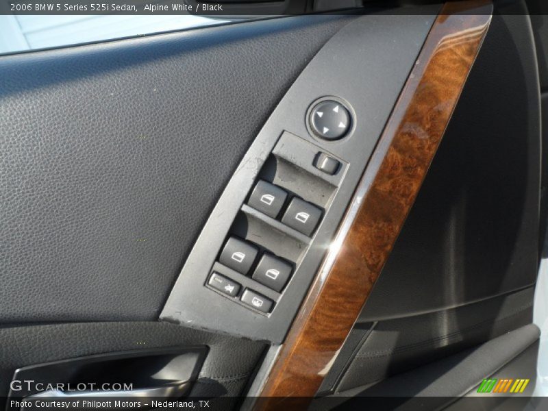 Alpine White / Black 2006 BMW 5 Series 525i Sedan