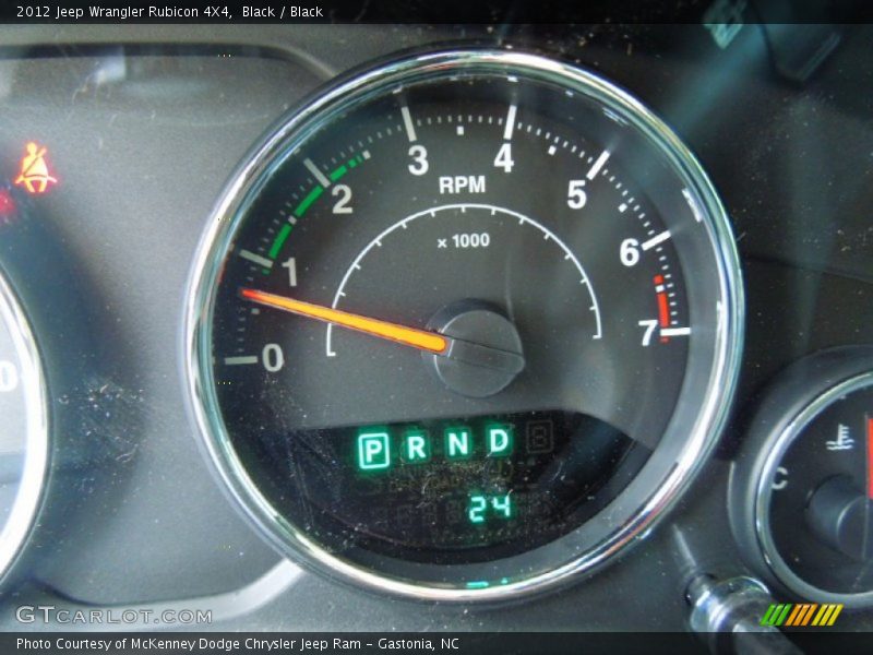 Black / Black 2012 Jeep Wrangler Rubicon 4X4