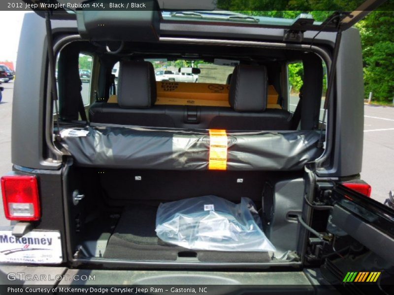 Black / Black 2012 Jeep Wrangler Rubicon 4X4