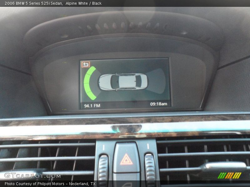 Alpine White / Black 2006 BMW 5 Series 525i Sedan