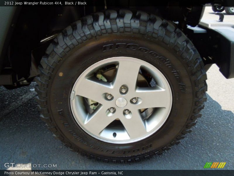 Black / Black 2012 Jeep Wrangler Rubicon 4X4