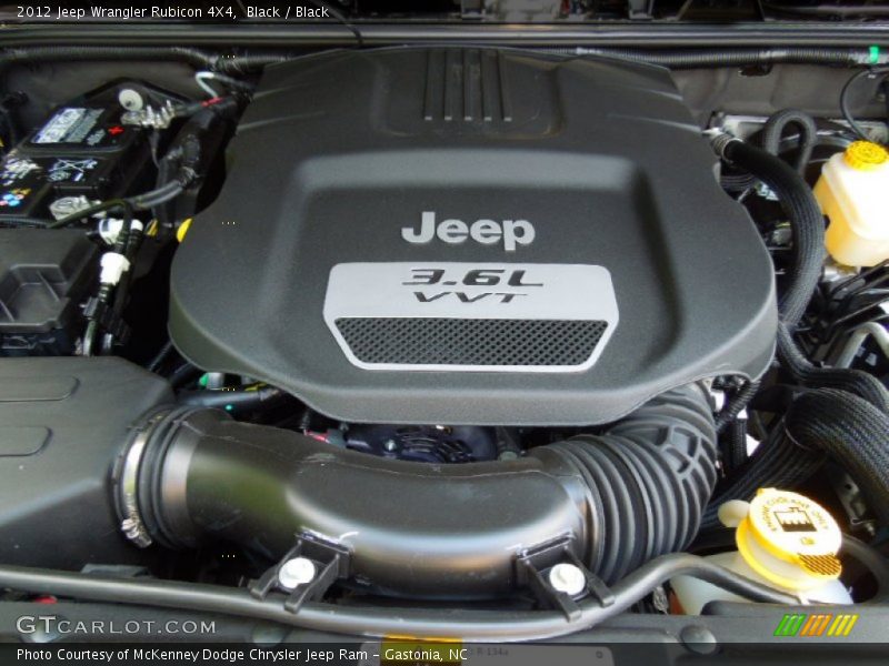 Black / Black 2012 Jeep Wrangler Rubicon 4X4