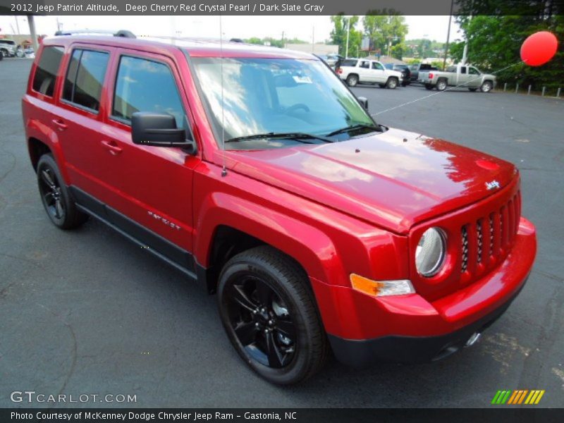 Deep Cherry Red Crystal Pearl / Dark Slate Gray 2012 Jeep Patriot Altitude
