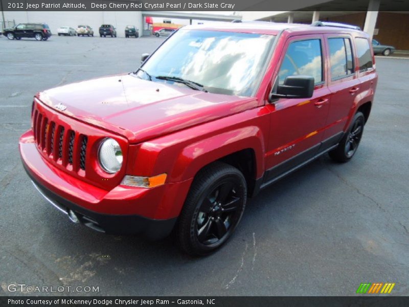 Deep Cherry Red Crystal Pearl / Dark Slate Gray 2012 Jeep Patriot Altitude