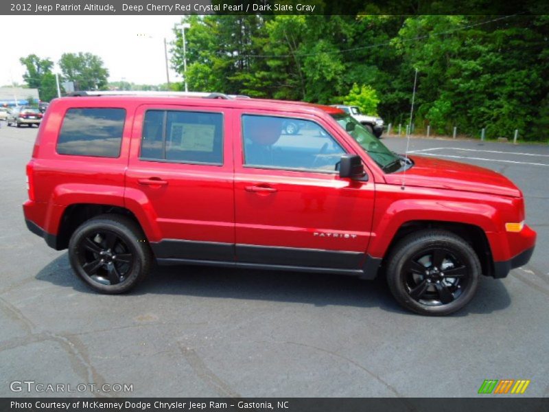 Deep Cherry Red Crystal Pearl / Dark Slate Gray 2012 Jeep Patriot Altitude