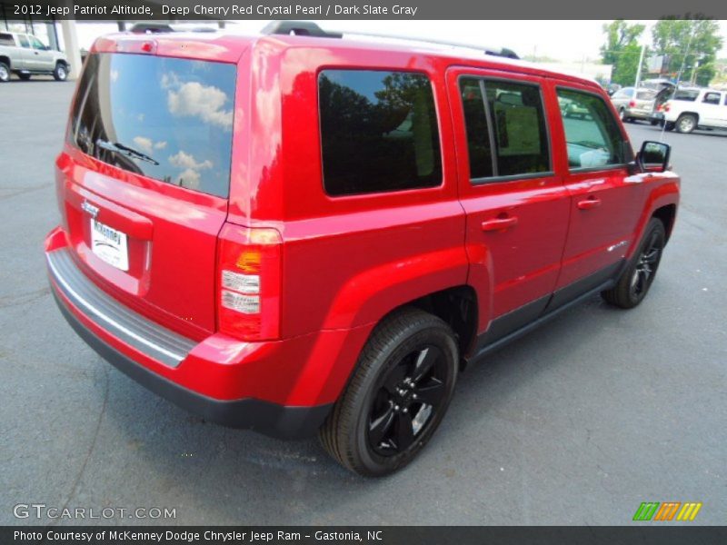 Deep Cherry Red Crystal Pearl / Dark Slate Gray 2012 Jeep Patriot Altitude