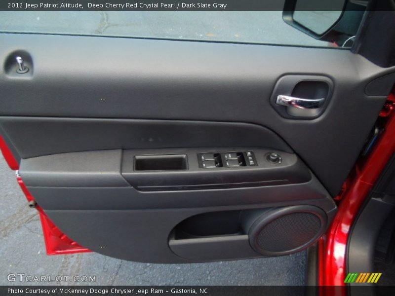 Deep Cherry Red Crystal Pearl / Dark Slate Gray 2012 Jeep Patriot Altitude