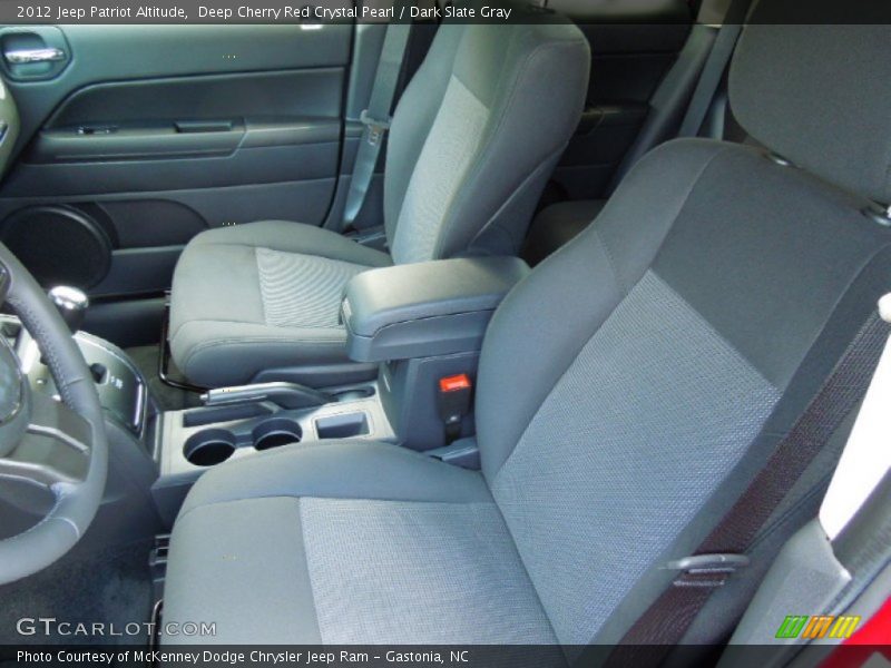 Deep Cherry Red Crystal Pearl / Dark Slate Gray 2012 Jeep Patriot Altitude