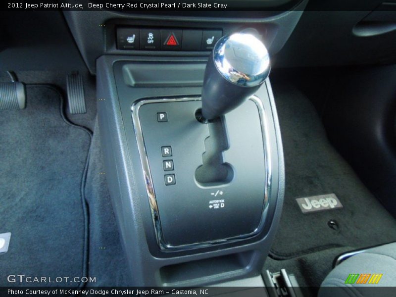 Deep Cherry Red Crystal Pearl / Dark Slate Gray 2012 Jeep Patriot Altitude
