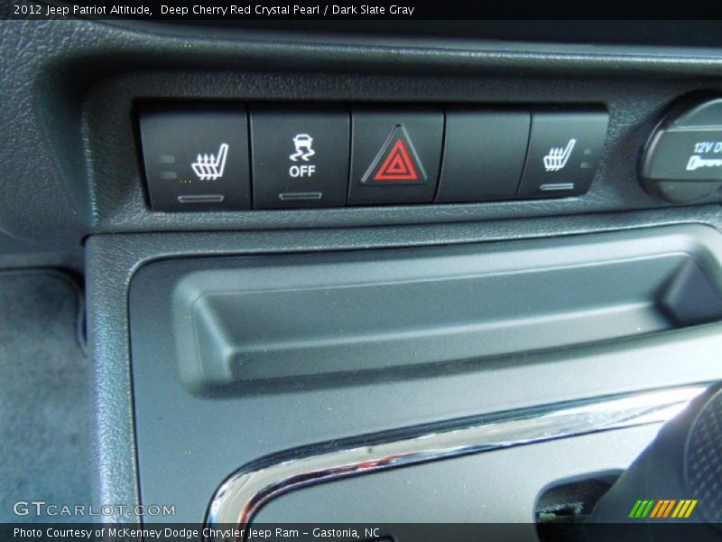 Deep Cherry Red Crystal Pearl / Dark Slate Gray 2012 Jeep Patriot Altitude
