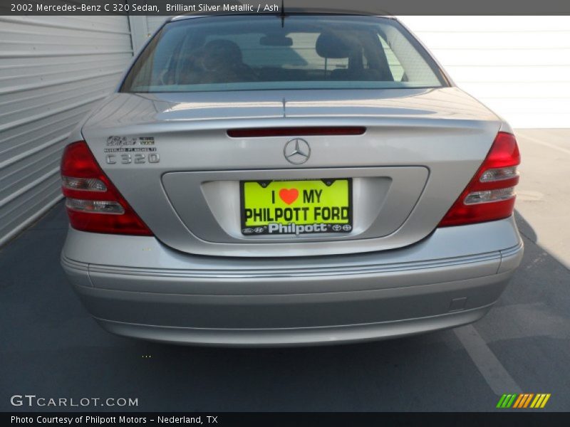 Brilliant Silver Metallic / Ash 2002 Mercedes-Benz C 320 Sedan