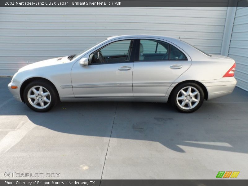 Brilliant Silver Metallic / Ash 2002 Mercedes-Benz C 320 Sedan