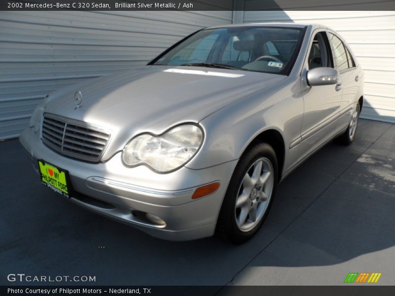 Brilliant Silver Metallic / Ash 2002 Mercedes-Benz C 320 Sedan