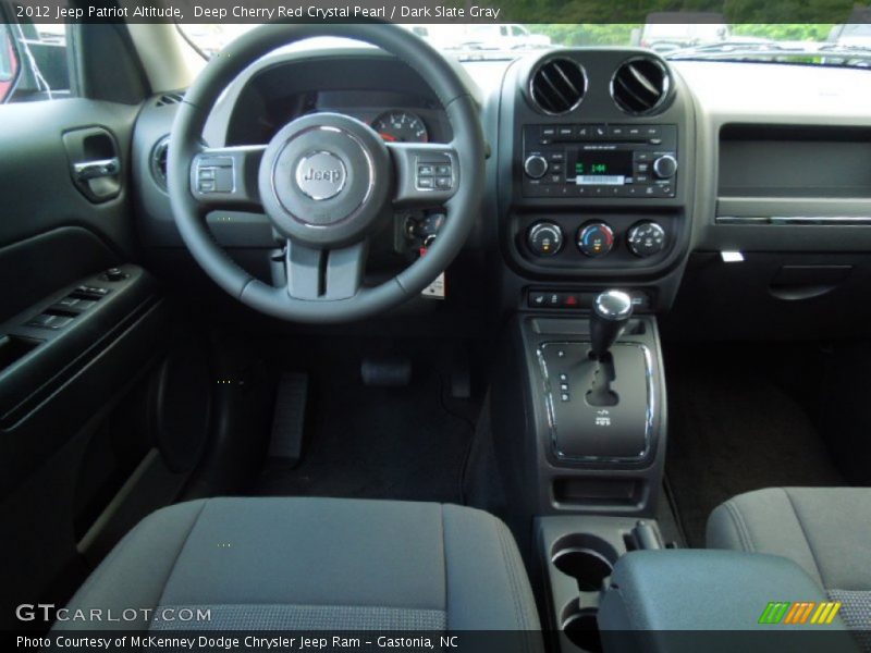 Deep Cherry Red Crystal Pearl / Dark Slate Gray 2012 Jeep Patriot Altitude