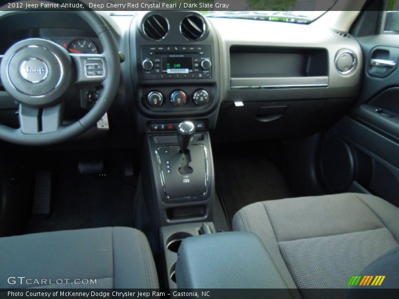 Deep Cherry Red Crystal Pearl / Dark Slate Gray 2012 Jeep Patriot Altitude
