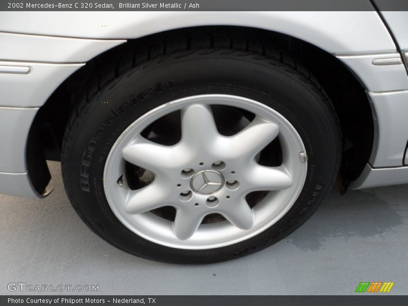 Brilliant Silver Metallic / Ash 2002 Mercedes-Benz C 320 Sedan