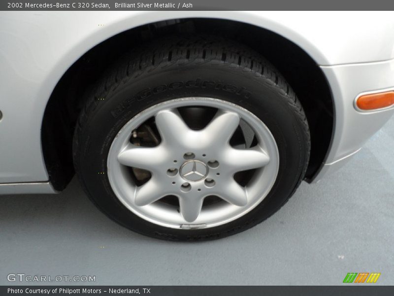 Brilliant Silver Metallic / Ash 2002 Mercedes-Benz C 320 Sedan