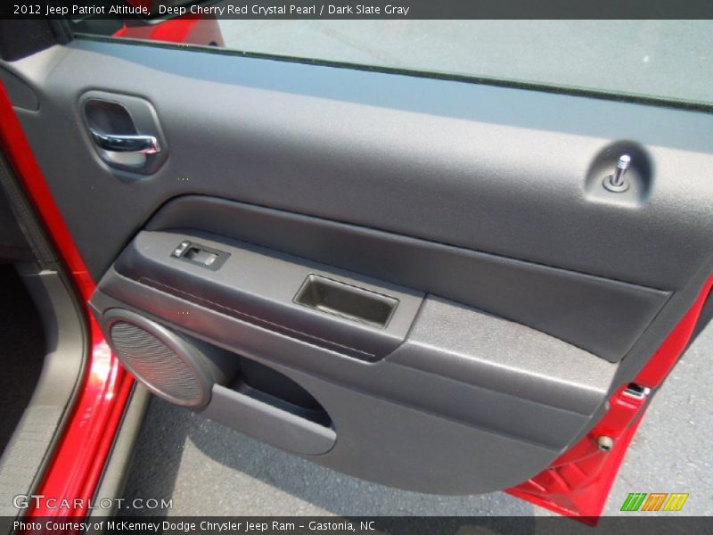 Deep Cherry Red Crystal Pearl / Dark Slate Gray 2012 Jeep Patriot Altitude