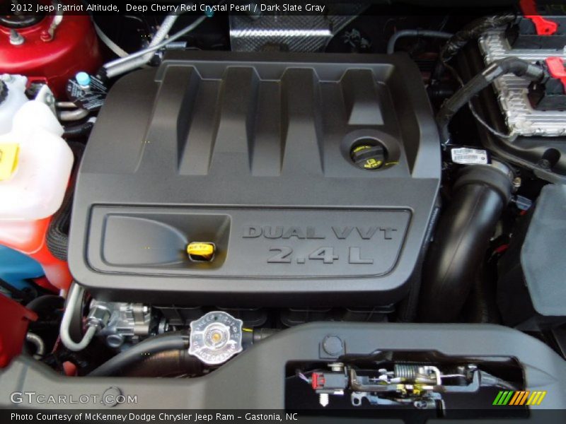 Deep Cherry Red Crystal Pearl / Dark Slate Gray 2012 Jeep Patriot Altitude