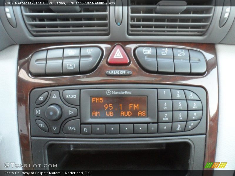 Brilliant Silver Metallic / Ash 2002 Mercedes-Benz C 320 Sedan