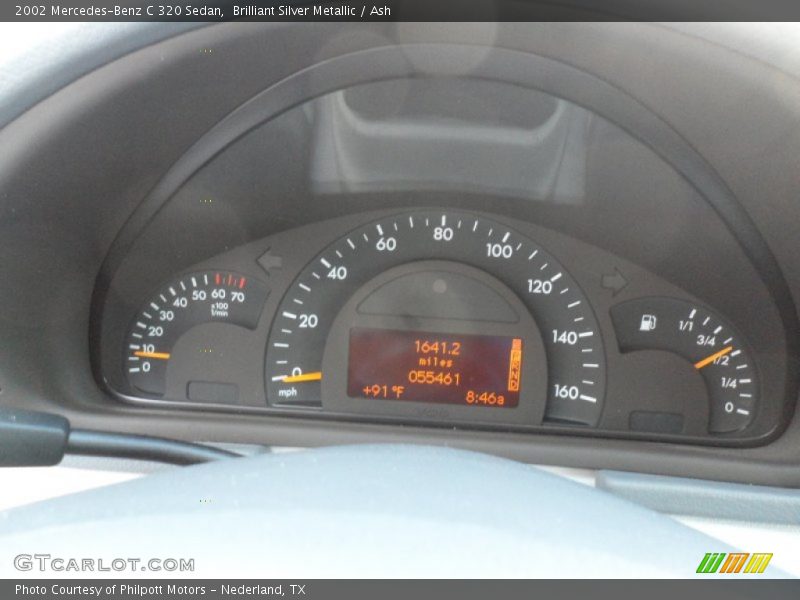 Brilliant Silver Metallic / Ash 2002 Mercedes-Benz C 320 Sedan
