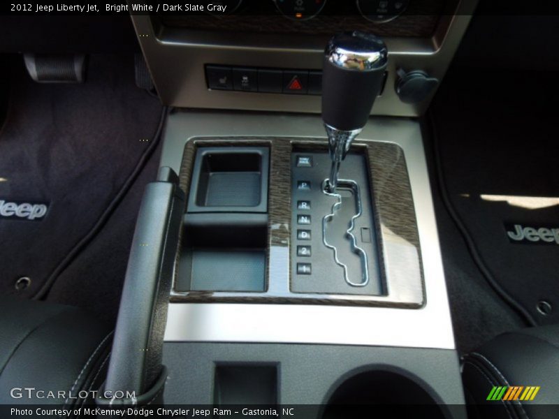 Bright White / Dark Slate Gray 2012 Jeep Liberty Jet