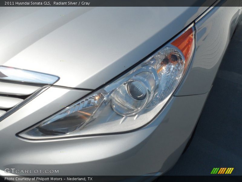 Radiant Silver / Gray 2011 Hyundai Sonata GLS