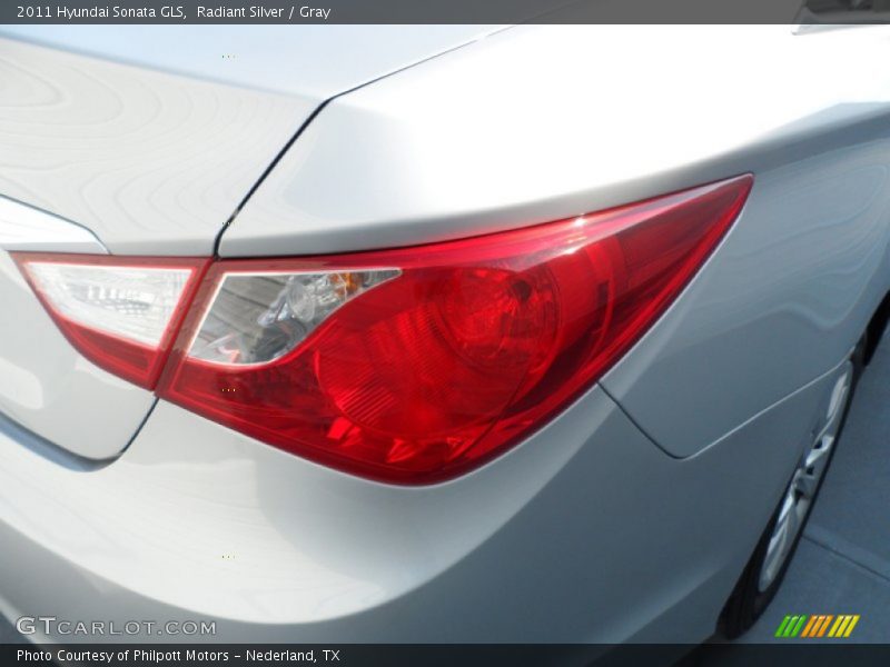 Radiant Silver / Gray 2011 Hyundai Sonata GLS
