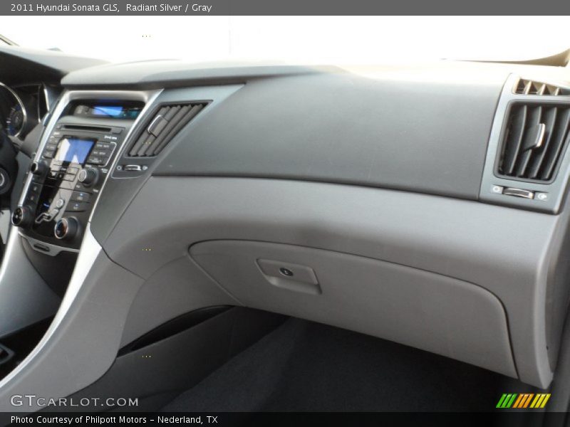 Radiant Silver / Gray 2011 Hyundai Sonata GLS