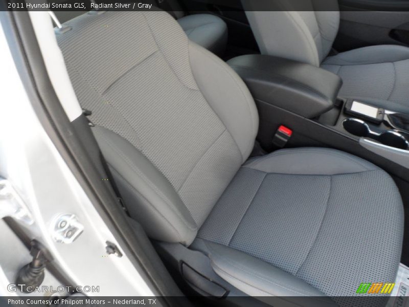 Radiant Silver / Gray 2011 Hyundai Sonata GLS
