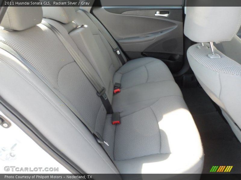 Radiant Silver / Gray 2011 Hyundai Sonata GLS