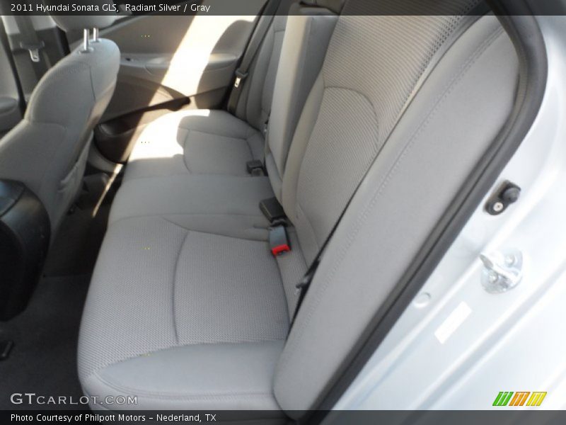 Radiant Silver / Gray 2011 Hyundai Sonata GLS